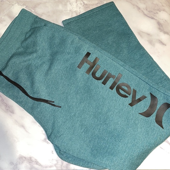 🔥 HURLEY Surf Check Black Mens Sweatpants NWT - Picture 3 of 3